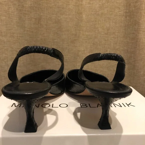 Manolo Blahnik Slingbacks - Picture 8 of 11